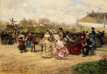 Die Blumenverkäufer, 1883
